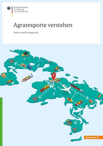 Titelbild der BMEL-Broschüre "Agrarexporte verstehen"