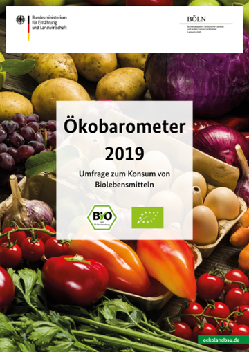 Cover der Broschüre Ökobarometer 2019